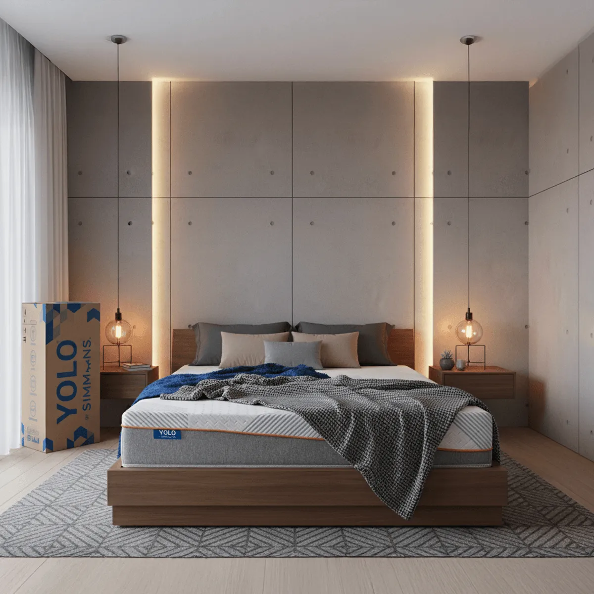 Colchón YOLO by Simmons 2 Plazas